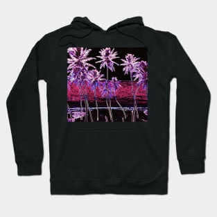 Neon Palm Trees Hoodie